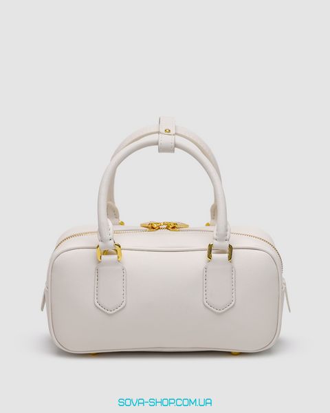 Женская сумка Miu Miu Arcadie Leather Bag White Premium фото