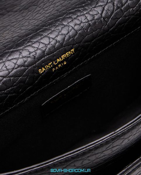 Жіноча сумка Yves Saint Laurent Niki in Grained Lambskin Black/Gold Premium фото