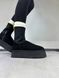Женские зимние ботинки UGG Classic Dipper Boot Black Premium re-10209 фото 4