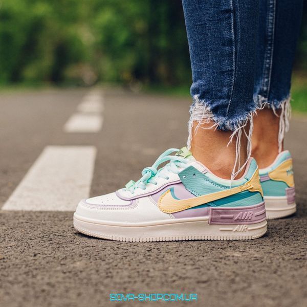 Женские кроссовки Air Force 1 Shadow Pale Ivory (Стандартна підошва) Nike фото