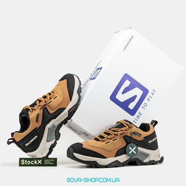 Чоловічі кросівки Salomon Quest Element ADV/G Thinsulate Orange Black фото