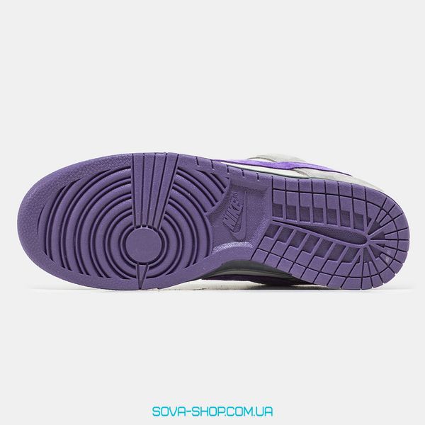 Чоловічі зимові кросівки Nike SB Dunk Low Purple Pegion Хутро фото