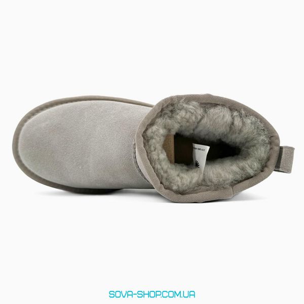 Женские зимние ботинки UGG Classic Ultra Mini Platform XL Grey PREMIUM фото