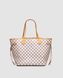 Жіноча сумка Louis Vuitton Neverfull MM Damier Azur Rose Beige Premium re-127449 фото 2