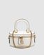 Жіноча сумка Coach Trail Crossbody 17 With Pillow Quilting White/Gold Premium re-126554 фото 4