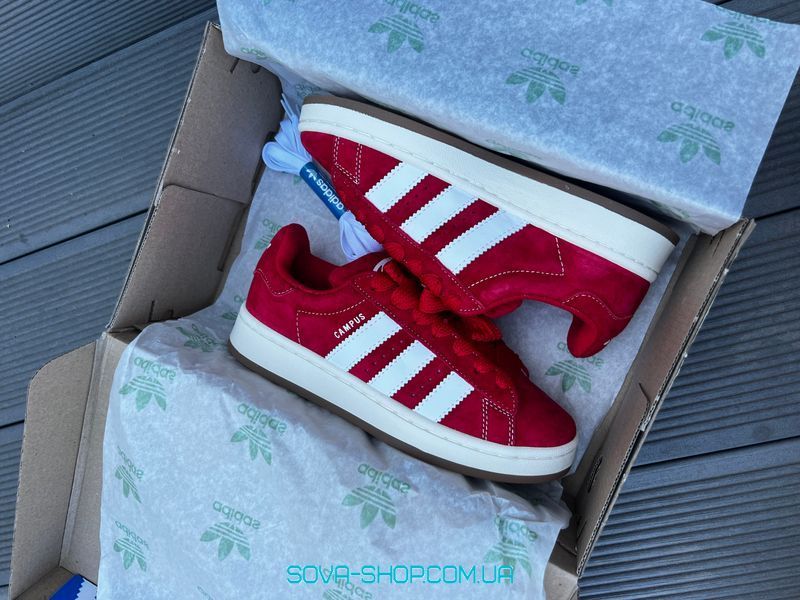 Женские кроссовки Adidas Campus 00s Red Premium фото