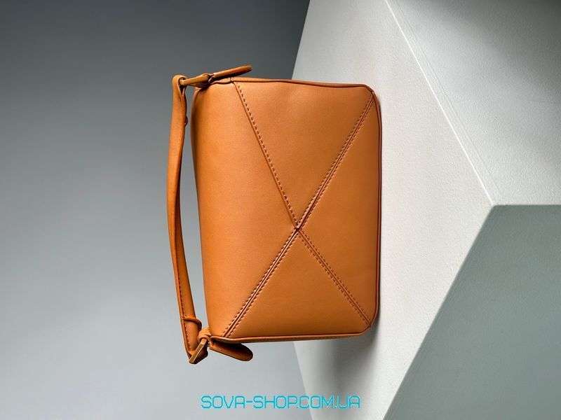 Женская сумка Loewe Paula's Ibiza Puzzle Bag In Classic Calfskin Ginger Premium фото