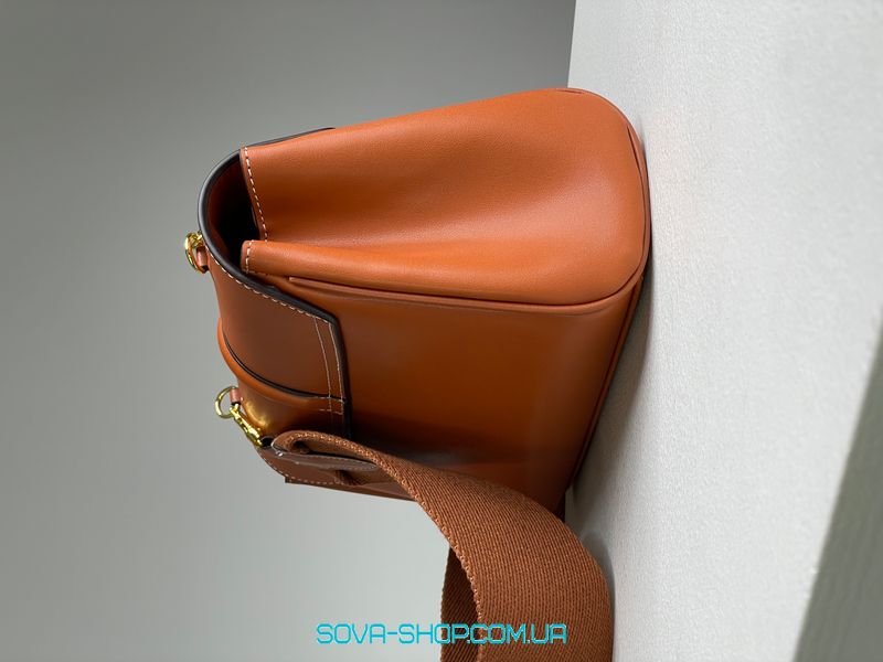 Женская сумка Celine Teen Soft 16 In Smooth Calfskin Tan Brown Premium фото