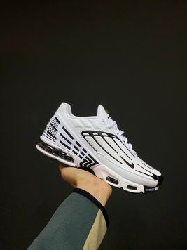 Чоловічі кросівки Nike Air Max TN Plus 3 Leather White & Black фото
