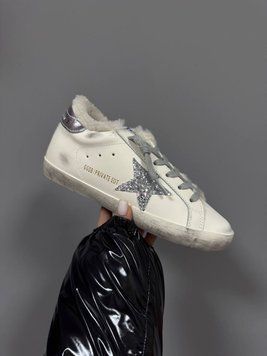 Жіночі зимові кросівки GG BALLSTAR WHITE / SILVER STAR FUR Premium фото