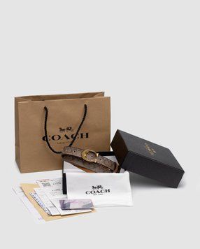 Ремінь Coach Sculpted C Buckle Belt Beige Premium фото