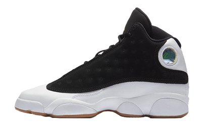 Чоловічі баскетбольні кросівки Air Jordan 13 Black White Gum GG Nike фото