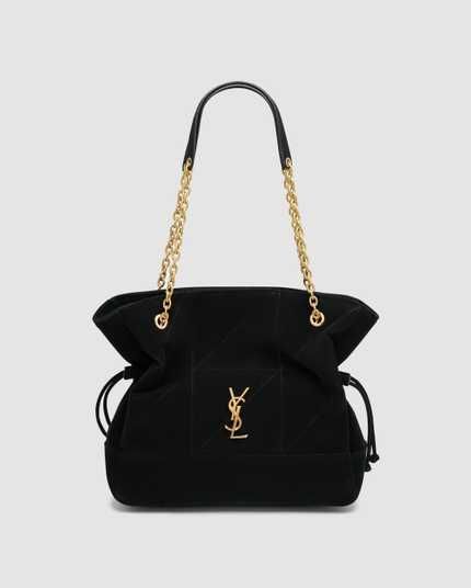 Жіноча сумка Yves Saint Laurent Jamie Shopping in Suede Black
