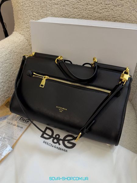 Женская сумка Dolce&Gabbana Handbag My Sicily in black leather Premium фото