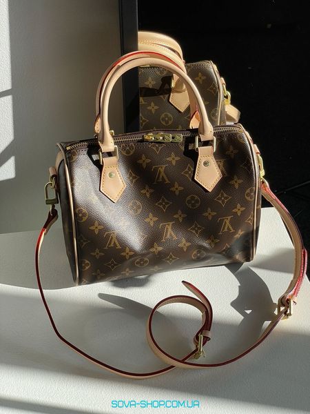 Жіноча сумка Louis Vuitton Speedy Bandoulière 30 Brown/Pink Premium фото