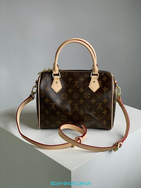 Жіноча сумка Louis Vuitton Speedy Bandoulière 30 Brown/Pink Premium фото