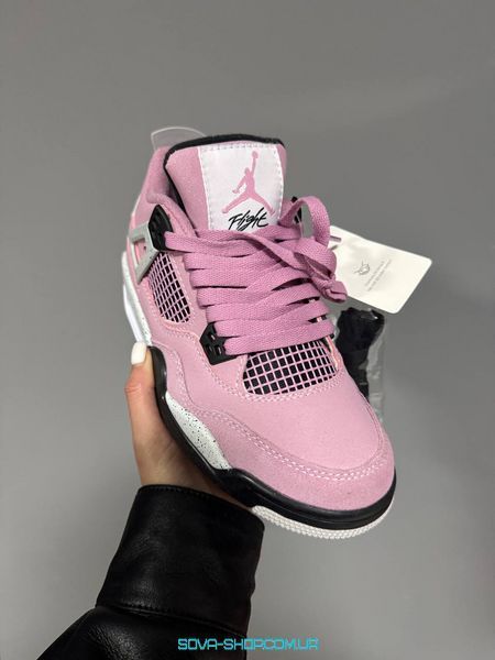 Жіночі баскетбольні кросівки Nike Air Jordan 4 ORCHID PINK фото