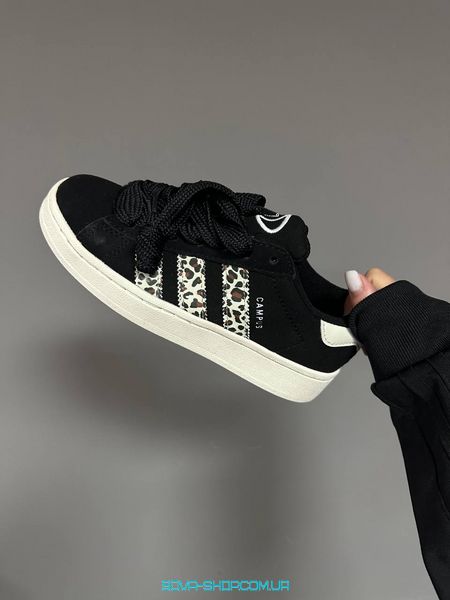 Женские кроссовки Adidas Campus 00s Black/Leopard фото