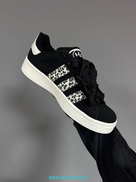 Жіночі кросівки Adidas Campus 00s Black/Leopard фото