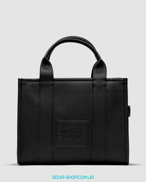 Женская сумка Marc Jacobs The Leather Medium Tote Bag Black Premium фото