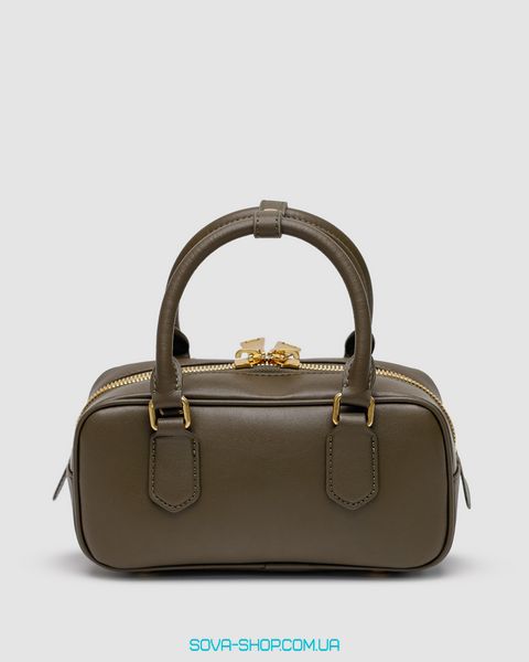 Жіноча сумка Miu Miu Arcadie Leather Bag Olive Premium фото