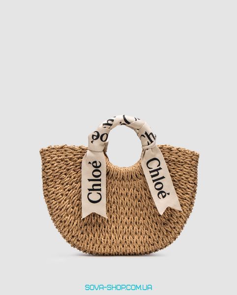 Жіноча сумка Chlo&eacute; Woody Basket Bag Medium Premium фото