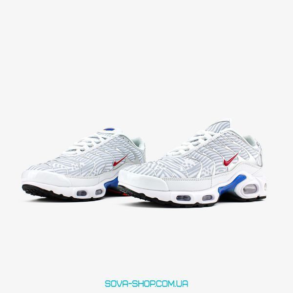 Чоловічі кросівки Nike Air Max Plus White University Red (GS) фото