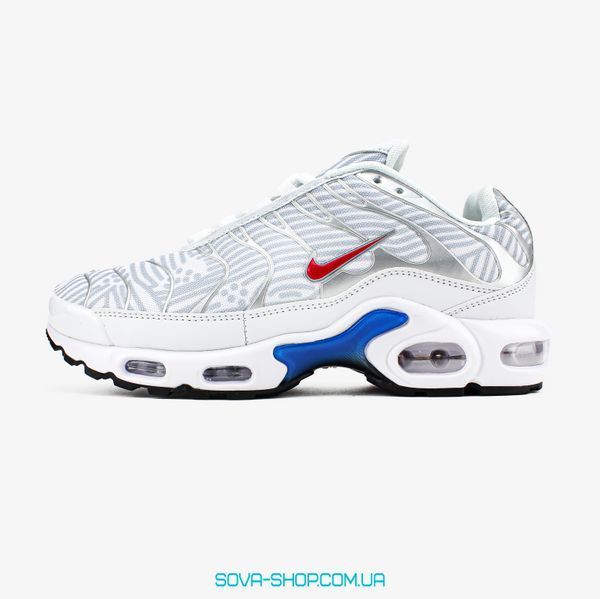 Чоловічі кросівки Nike Air Max Plus White University Red (GS) фото