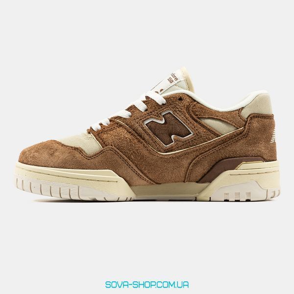 Чоловічі кросівки New Balance 550 Brown Suede Premium фото