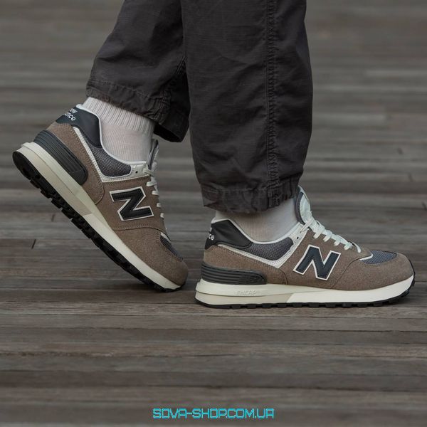 Унісекс кросівки New Balance 574 Brown фото