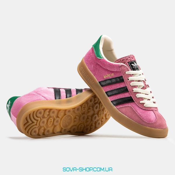 Женские кроссовки Adidas Gazelle x Gucci фото