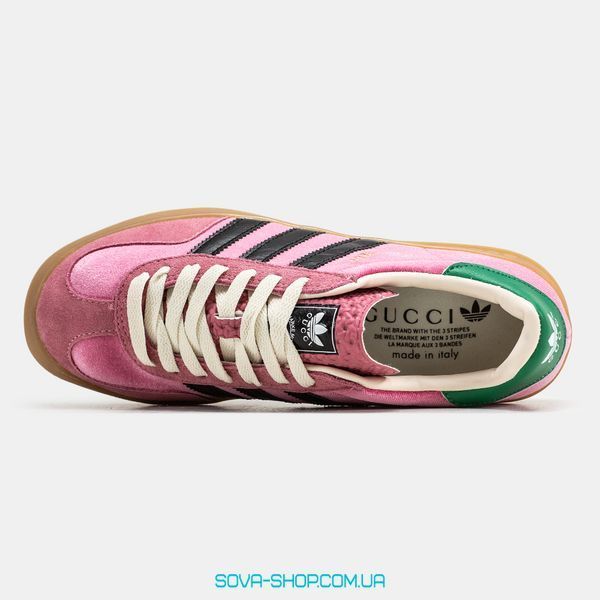 Женские кроссовки Adidas Gazelle x Gucci фото