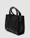 Жіноча сумка Marc Jacobs The Leather Medium Tote Bag Black Premium re-11555 фото 3
