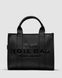 Жіноча сумка Marc Jacobs The Leather Medium Tote Bag Black Premium re-11555 фото 1