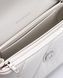 Жіноча сумка Balenciaga Crush Small Chain Bag Quilted in White\Silver Premium re-126772 фото 2