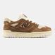 Чоловічі кросівки New Balance 550 Brown Suede Premium re-129340 фото 5