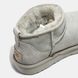 Жіночі зимові ботинки UGG Classic Ultra Mini Light Grey Premium re-9586 фото 7