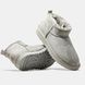 Жіночі зимові ботинки UGG Classic Ultra Mini Light Grey Premium re-9586 фото 6