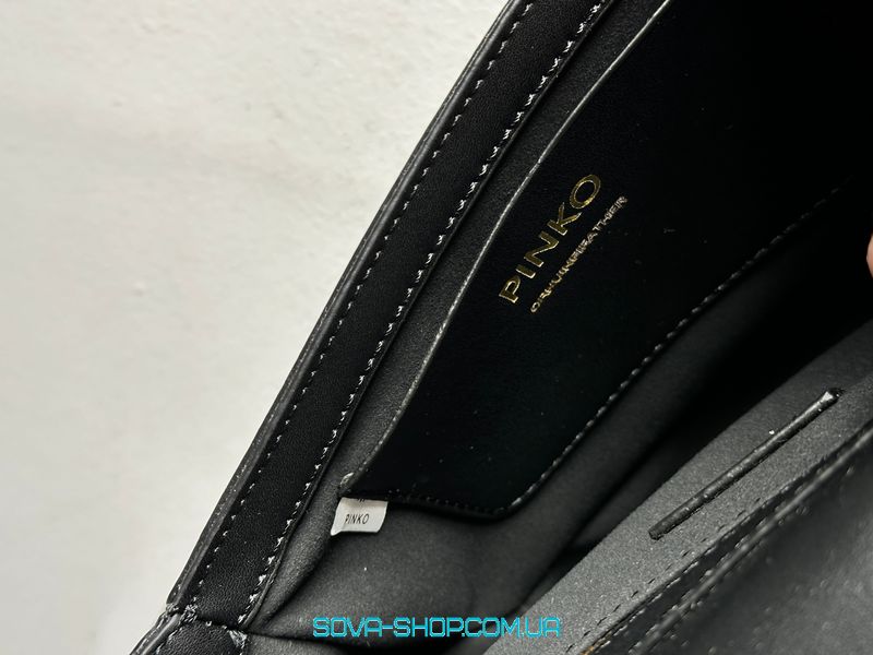 Жіноча сумка Pinko Mini Love Bag Saddle Simply Black Premium фото