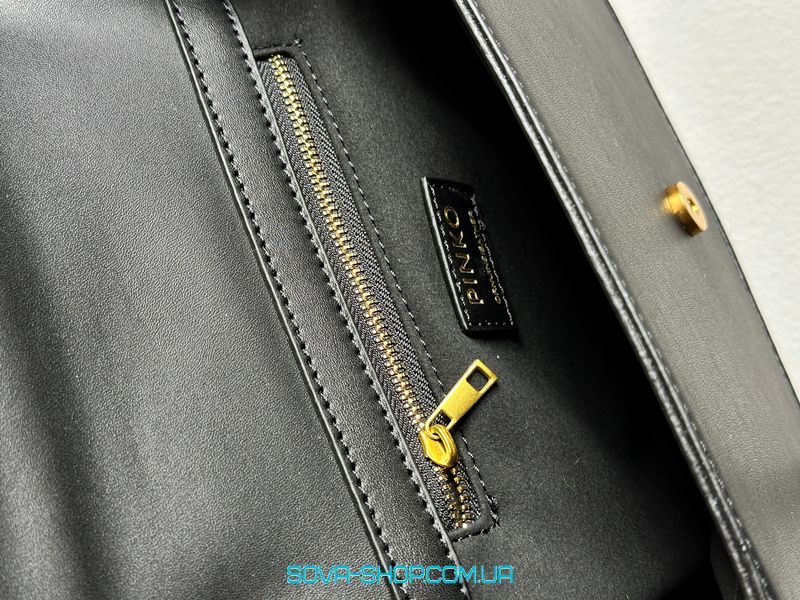 Женская сумка Pinko Mini Love Bag Saddle Simply Black Premium фото