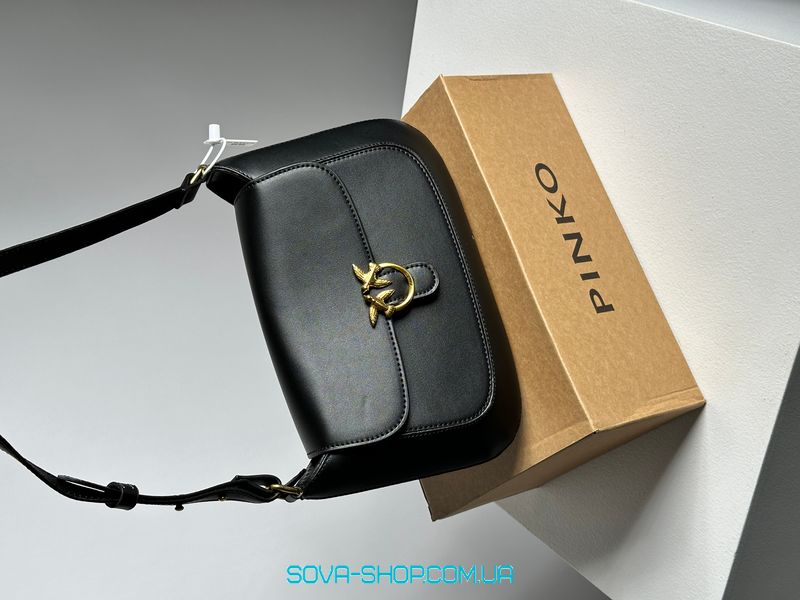 Жіноча сумка Pinko Mini Love Bag Saddle Simply Black Premium фото