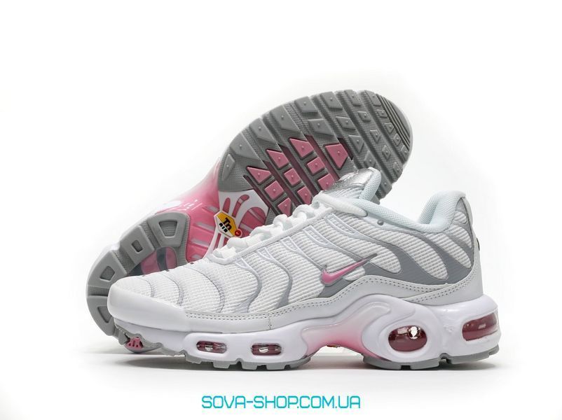 Женские кроссовки Nike Air Max Plus TN White Pink Reflective фото