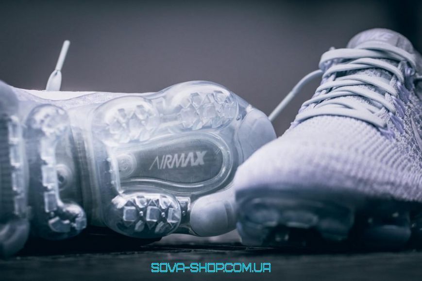 Мужские кроссовки Air Vapormax Flyknit Grey Nike фото