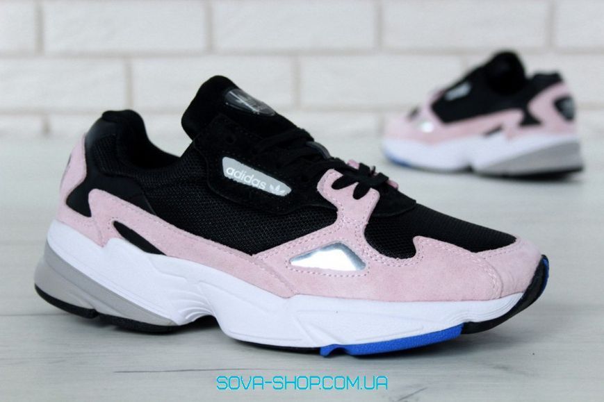 Женские кроссовки Falcon black rose Adidas фото