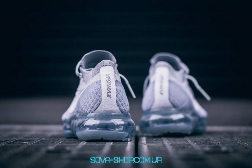 Мужские кроссовки Air Vapormax Flyknit Grey Nike фото