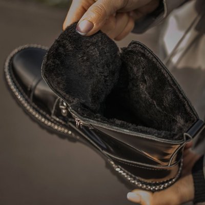 Женские зимние ботинки BALMAIN Luxury Fur Boot фото