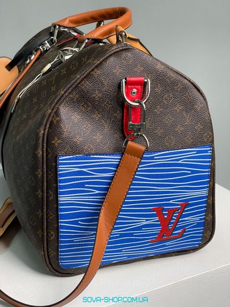 Унісекс сумка Louis Vuitton Keepall Bandouliere Bag Limited Edition Patchwork Monogram Canvas Premium фото