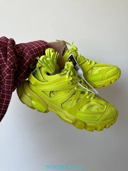 Жіночі кросівки Premium Balenciaga Track Neon Green фото