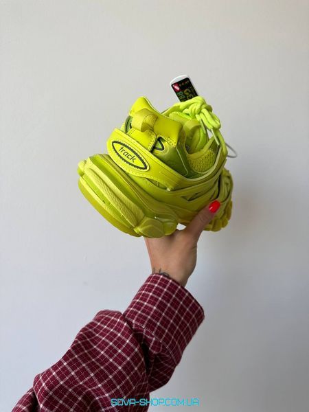 Жіночі кросівки Premium Balenciaga Track Neon Green фото