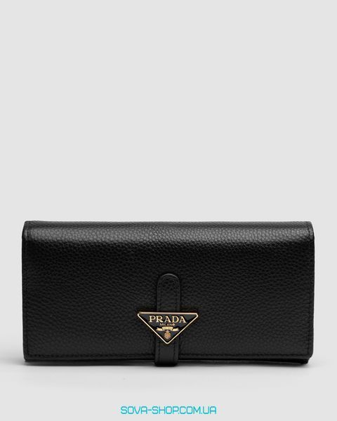Гаманець Prada Large Leather Wallet Premium фото